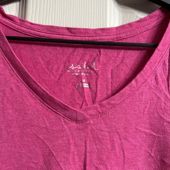 Pink maternity t shirt - Picture 2 of 2